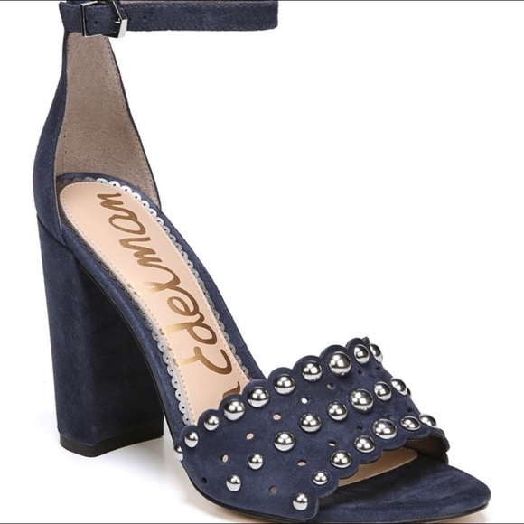 sam edelman yaria studded block heel sandal